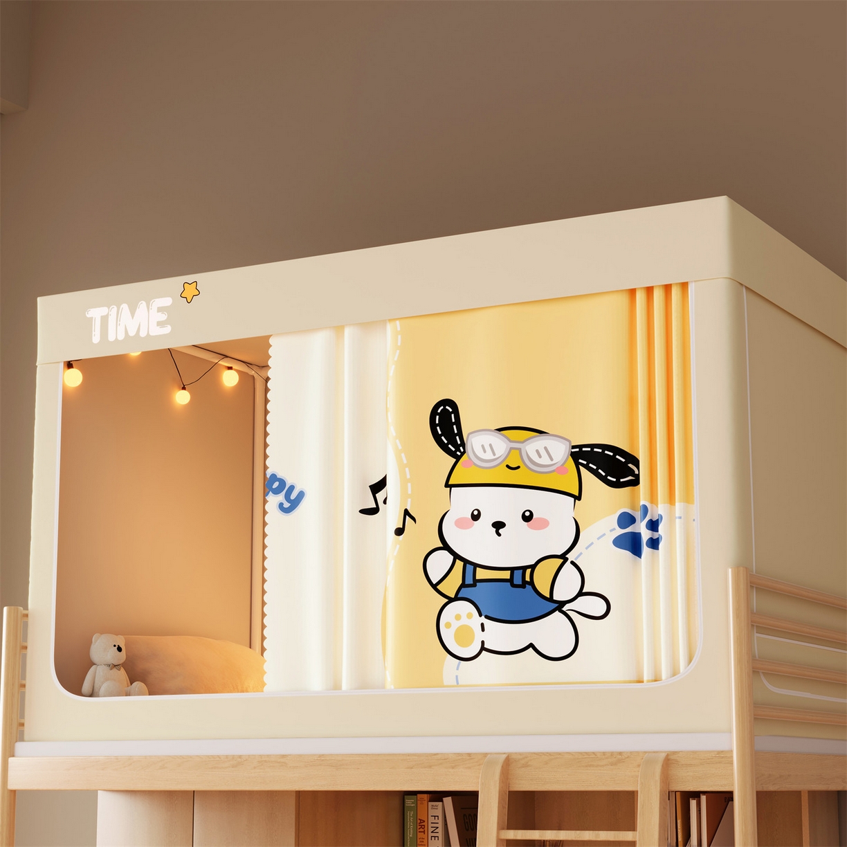 91家纺网 家纺一手货源 找家纺 （总）2025新款宿舍学生蚊帐纯色印花窗帘强遮光床帘涂层上下铺蚊帐送风扇杆