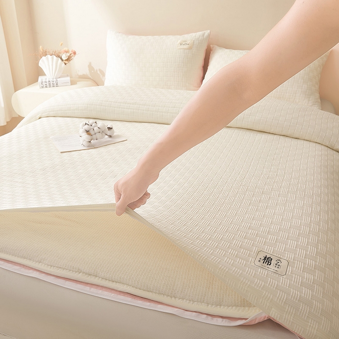 91家纺网 家纺一手货源 找家纺 （总）好睡棉 2025新款华夫格可拆洗新疆棉花被冬被春秋被夏被四季被子被芯