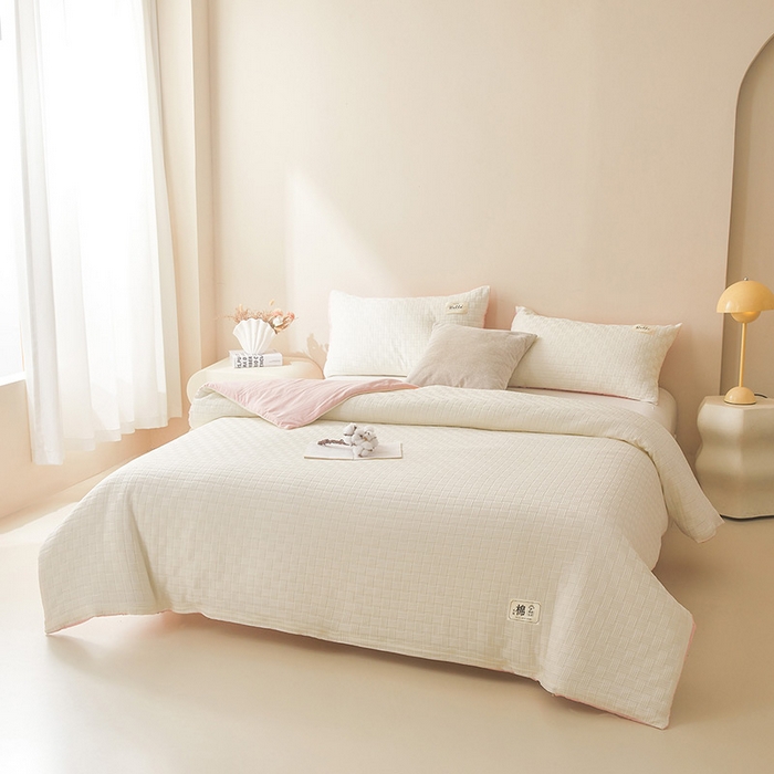 91家纺网 家纺一手货源 找家纺 （总）好睡棉 2025新款华夫格可拆洗新疆棉花被冬被春秋被夏被四季被子被芯