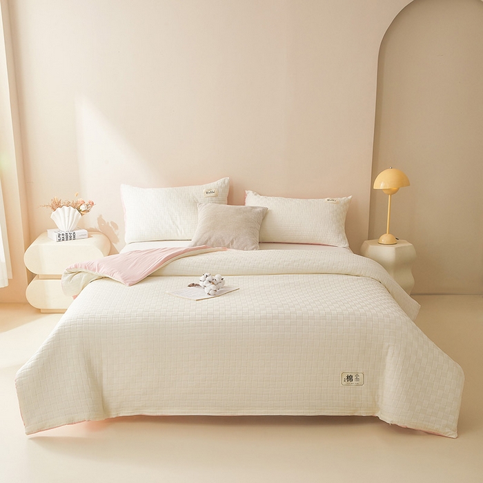 91家纺网 家纺一手货源 找家纺 （总）好睡棉 2025新款华夫格可拆洗新疆棉花被冬被春秋被夏被四季被子被芯