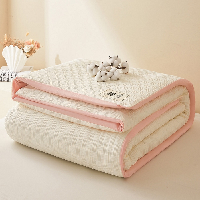 91家纺网 家纺一手货源 找家纺 （总）好睡棉 2025新款华夫格可拆洗新疆棉花被冬被春秋被夏被四季被子被芯