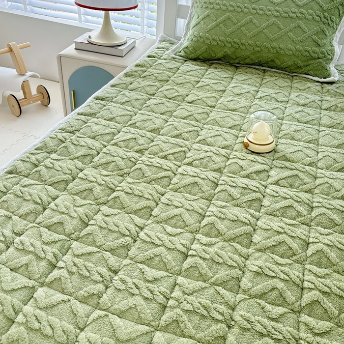 91家纺网 家纺一手货源 找家纺 华誉 2025年新款学生宿舍塔芙蓉床垫跨境外贸爆款 temu希音 Tik Tok供货 抹茶绿