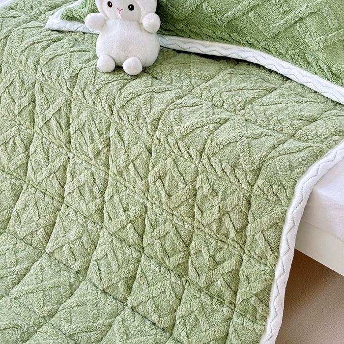 91家纺网 家纺一手货源 找家纺 华誉 2025年新款学生宿舍塔芙蓉床垫跨境外贸爆款 temu希音 Tik Tok供货 抹茶绿