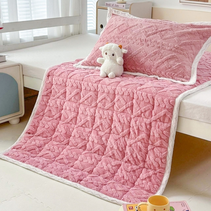 华誉 2025年新款学生宿舍塔芙蓉床垫跨境外贸爆款 temu希音 Tik Tok供货 豆沙粉