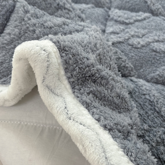 91家纺网 家纺一手货源 找家纺 华誉 2025年新款学生宿舍塔芙蓉床垫跨境外贸爆款 temu希音 Tik Tok供货 星辰灰