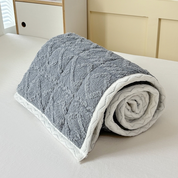 91家纺网 家纺一手货源 找家纺 华誉 2025年新款学生宿舍塔芙蓉床垫跨境外贸爆款 temu希音 Tik Tok供货 星辰灰