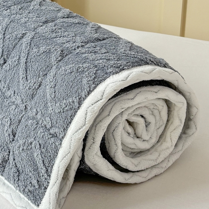 91家纺网 家纺一手货源 找家纺 华誉 2025年新款学生宿舍塔芙蓉床垫跨境外贸爆款 temu希音 Tik Tok供货 星辰灰