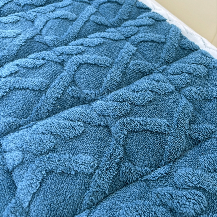 91家纺网 家纺一手货源 找家纺 华誉 2025年新款学生宿舍塔芙蓉床垫跨境外贸爆款 temu希音 Tik Tok供货 宝石蓝