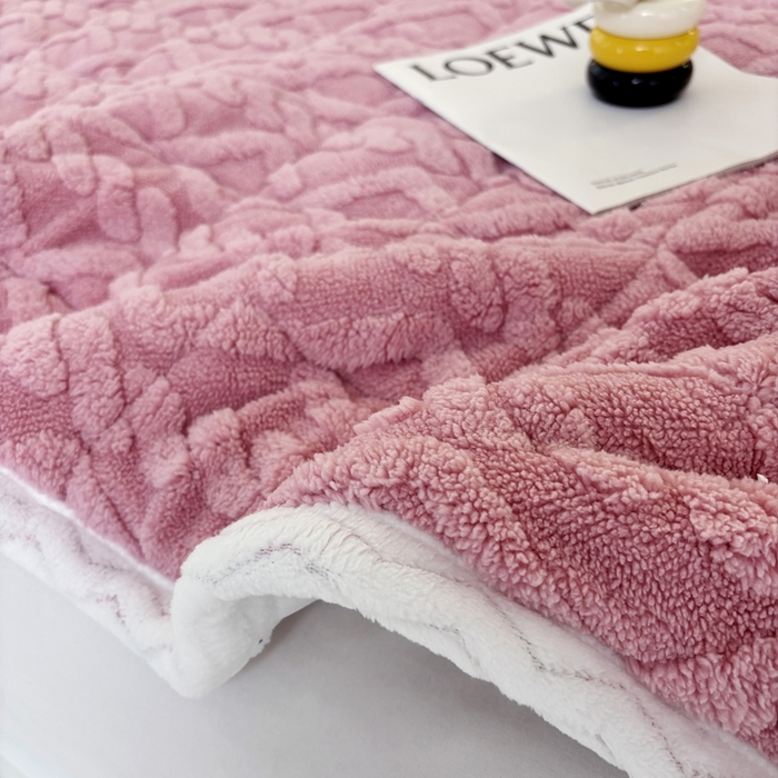 91家纺网 家纺一手货源 找家纺 华誉 2025新款跨境直播电商专供塔芙蓉床垫学生宿舍床褥子 豆沙粉