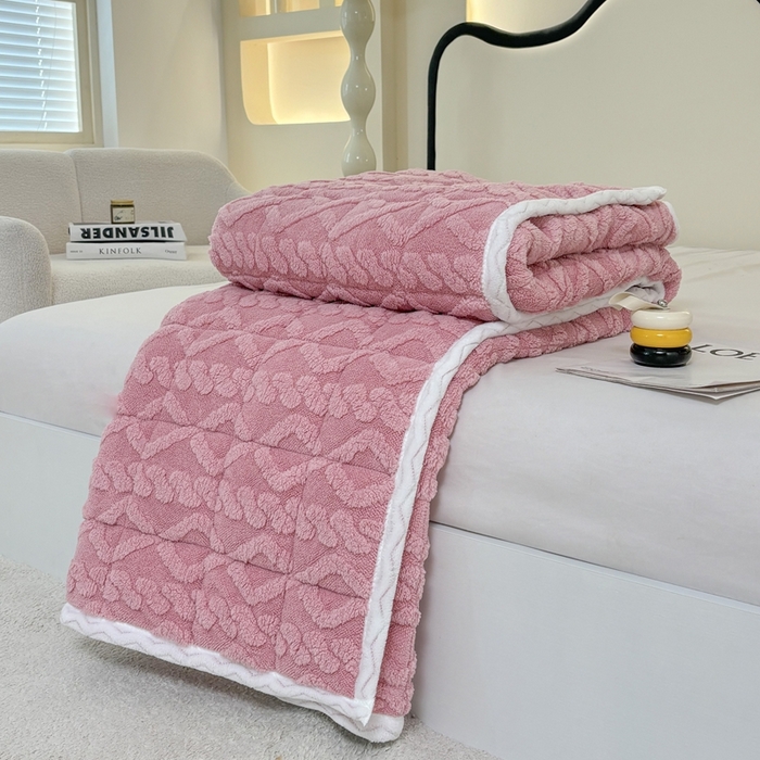 91家纺网 家纺一手货源 找家纺 华誉 2025新款跨境直播电商专供塔芙蓉床垫学生宿舍床褥子 豆沙粉