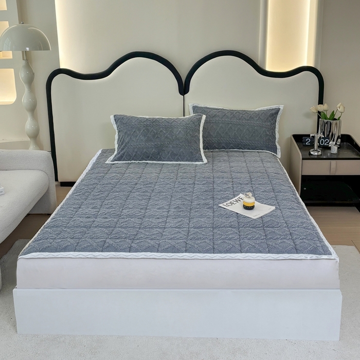 华誉 2025新款跨境直播电商专供塔芙蓉床垫学生宿舍床褥子 星辰灰
