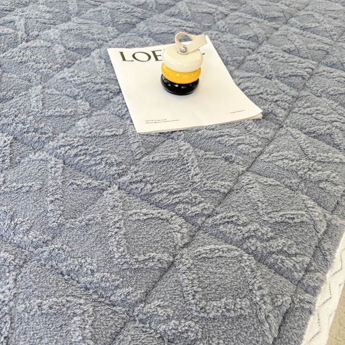 91家纺网 家纺一手货源 找家纺 华誉 2025新款跨境直播电商专供塔芙蓉床垫学生宿舍床褥子 星辰灰