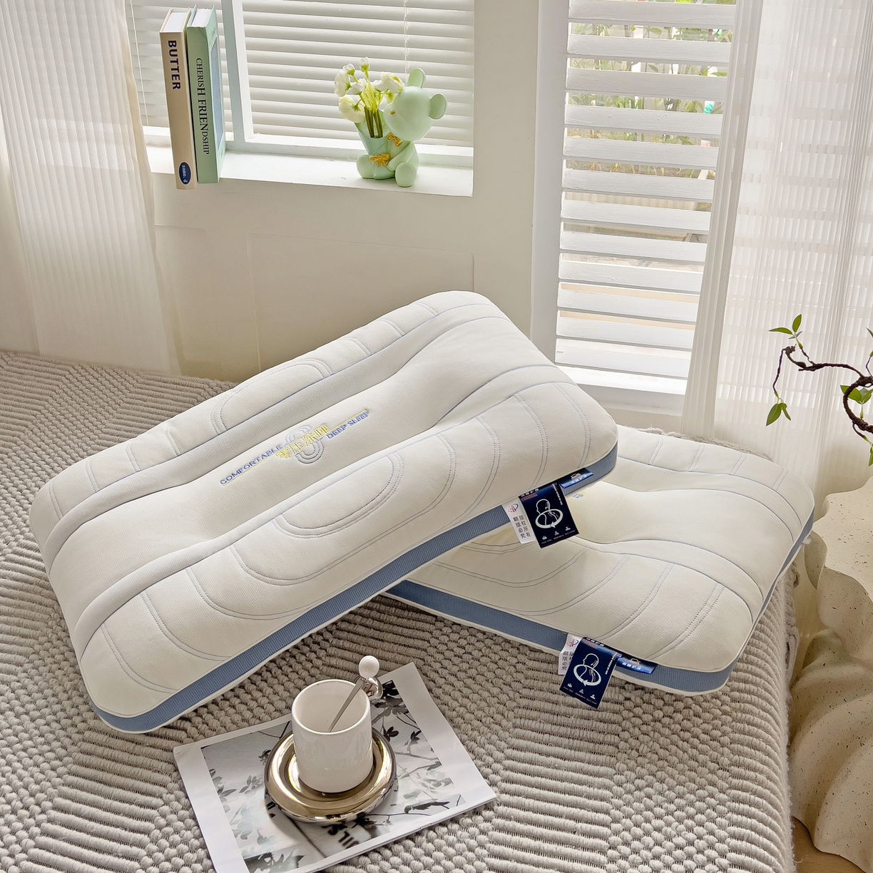 91家纺网 家纺一手货源 找家纺 （总）晚儿 2025新款零压深睡眠枕头枕芯