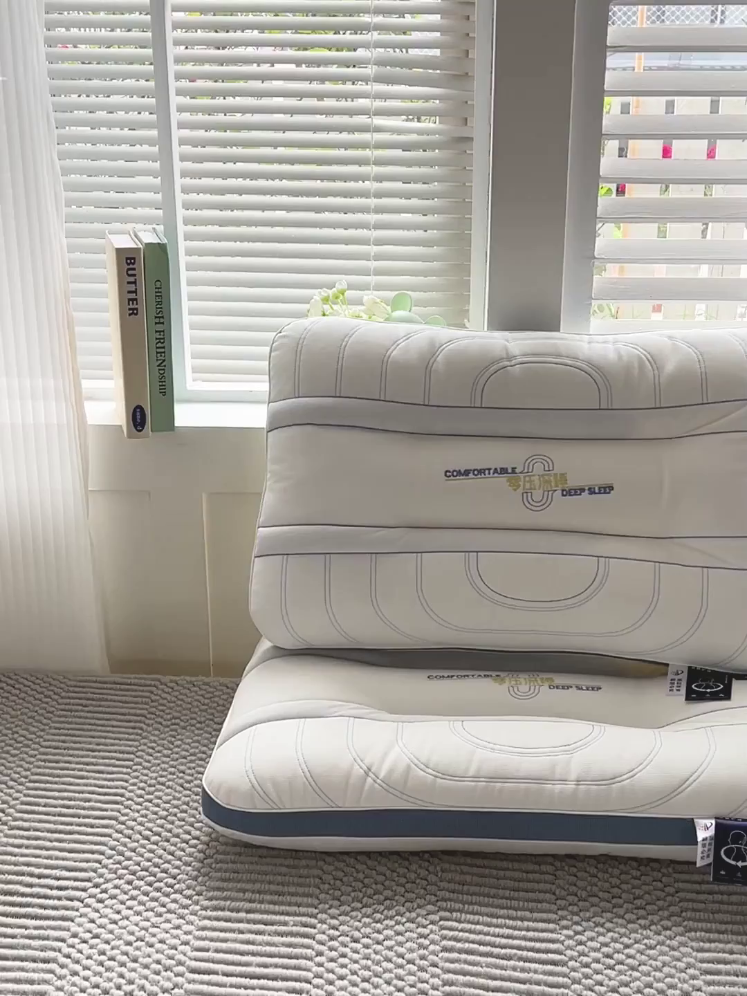 91家纺网 家纺一手货源 找家纺 （总）晚儿 2025新款零压深睡眠枕头枕芯