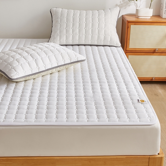 91家纺网 家纺一手货源 找家纺 （总）华誉 2025新款A类原棉大豆夹棉床护垫