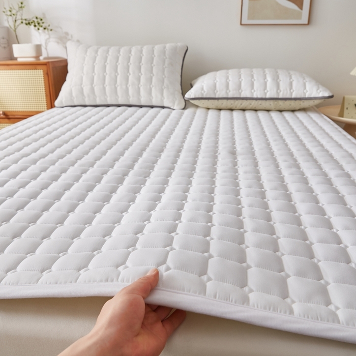 华誉 2025新款A类原棉大豆夹棉床护垫 白