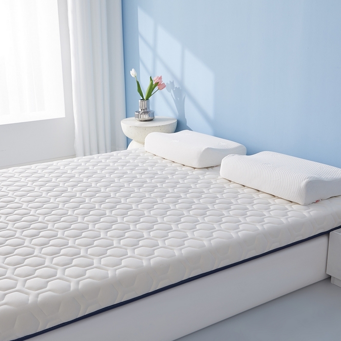 91家纺网 家纺一手货源 找家纺 华誉 2025新款跨境电商专供海绵款棒棒糖床垫 单边棒棒糖白