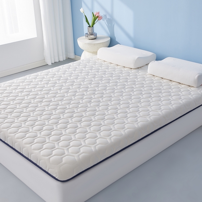 91家纺网 家纺一手货源 找家纺 华誉 2025新款跨境电商专供海绵款棒棒糖床垫 单边棒棒糖白