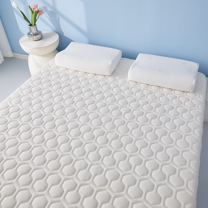 91家纺网 家纺一手货源 找家纺 华誉 2025新款跨境电商专供海绵款棒棒糖床垫 单边棒棒糖白