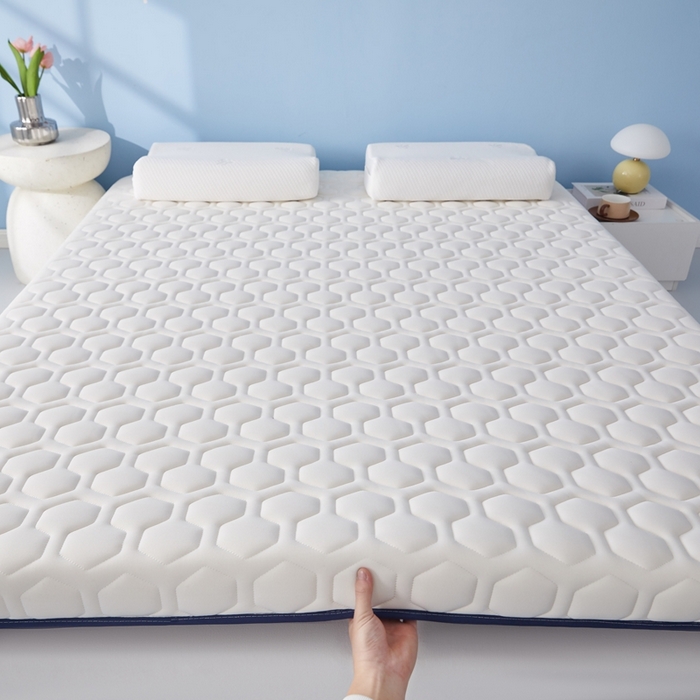 91家纺网 家纺一手货源 找家纺 华誉 2025新款跨境电商专供海绵款棒棒糖床垫 单边棒棒糖白