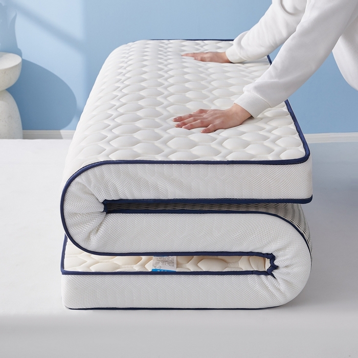 91家纺网 家纺一手货源 找家纺 华誉 2025新款跨境电商专供海绵款棒棒糖床垫 立体棒棒糖白