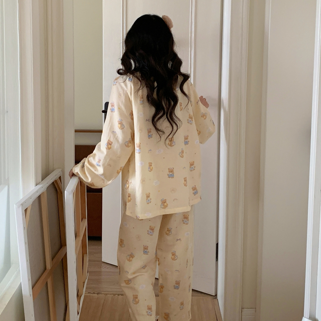 91家纺网 家纺一手货源 找家纺 纽约生活 2025新款韩系家居服（会员-5） 黄油小熊