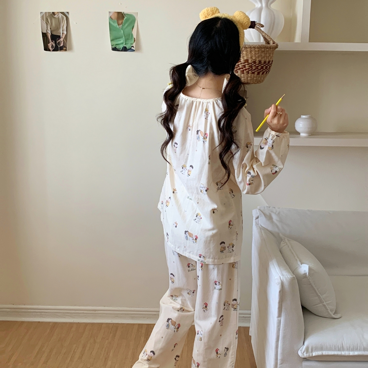 91家纺网 家纺一手货源 找家纺 纽约生活 2025新款韩系家居服（会员-5） 史努比的朋友