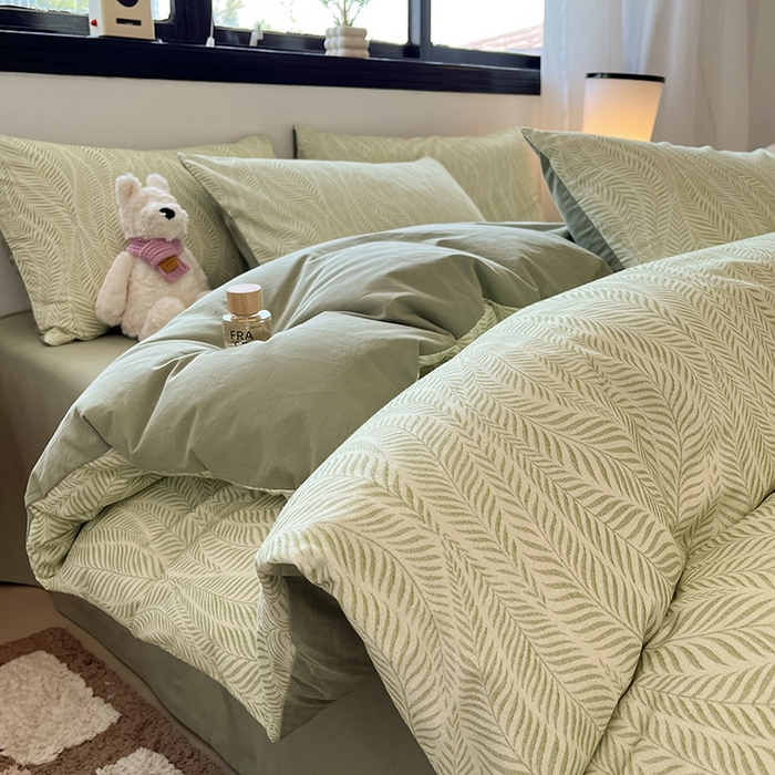 91家纺网 家纺一手货源 找家纺 （总）吉象家纺 2025新款全棉纯棉加厚磨毛印花四件套