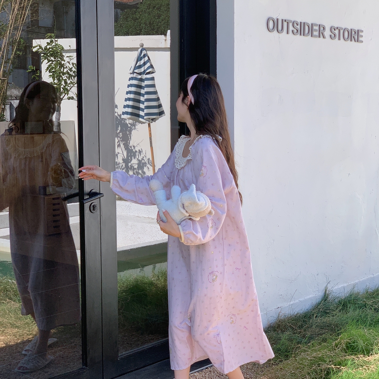 91家纺网 家纺一手货源 找家纺 （总）纽约生活 2025新款有氧纱蕾丝长袖裙（会员-5）