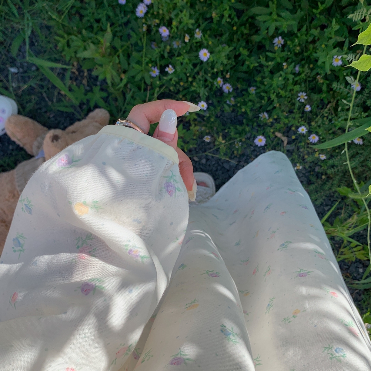 91家纺网 家纺一手货源 找家纺 纽约生活 2025新款有氧纱蕾丝长袖裙（会员-5） 晨露玫瑰