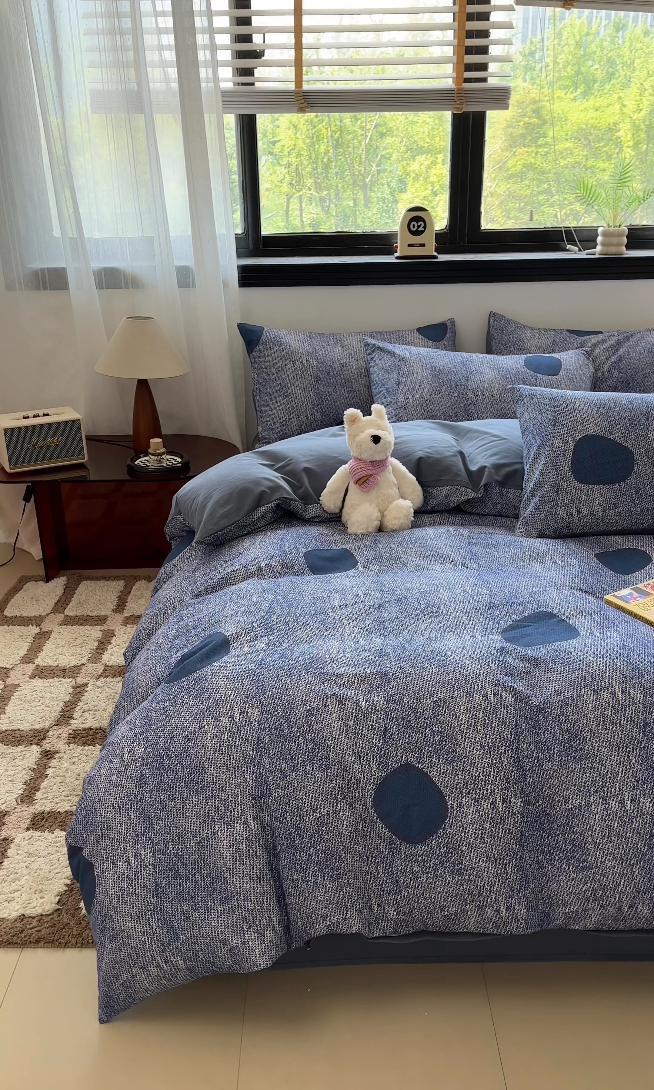 91家纺网 家纺一手货源 找家纺 吉象家纺 2025新款全棉纯棉加厚磨毛印花四件套 波尔曼