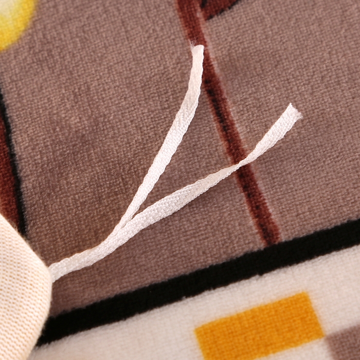 91家纺网 家纺一手货源 找家纺 望淮 2025新款230g印花金貂绒牛奶绒四件套 麦穗