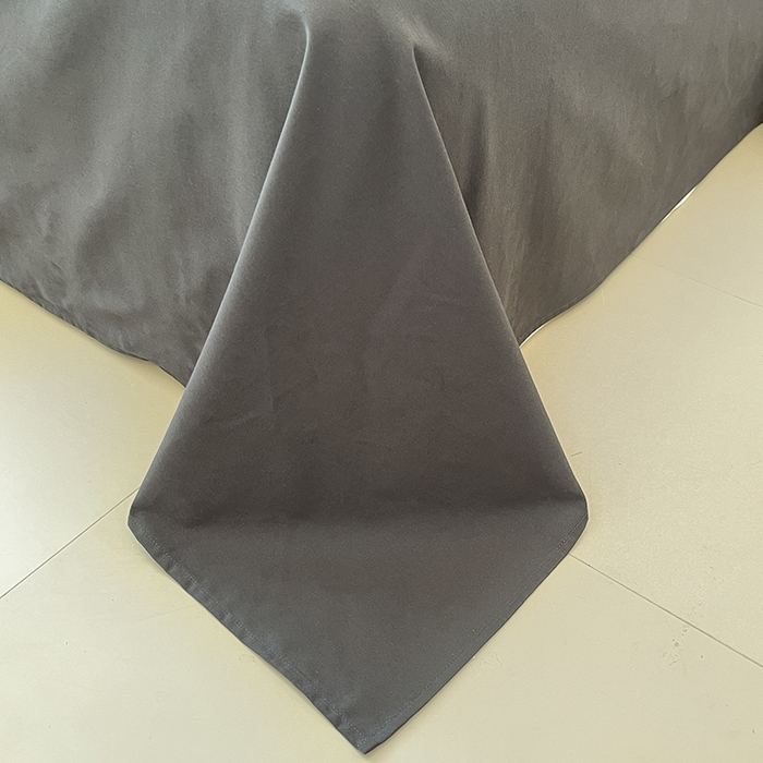 91家纺网 家纺一手货源 找家纺 吉象家纺 2025新款全棉纯棉加厚磨毛印花四件套 幻影黑