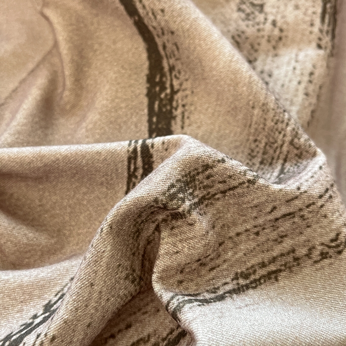 91家纺网 家纺一手货源 找家纺 吉象家纺 2025新款全棉纯棉加厚磨毛印花四件套 幻影咖