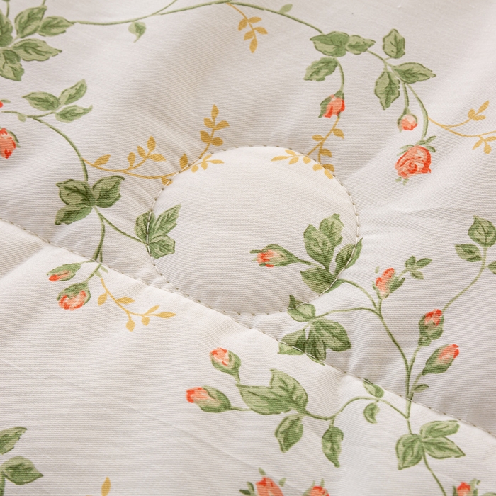 91家纺网 家纺一手货源 找家纺 锦鹭被业 2025新款AB版舒适全棉纯棉豆豆绒被被子被芯 连理枝