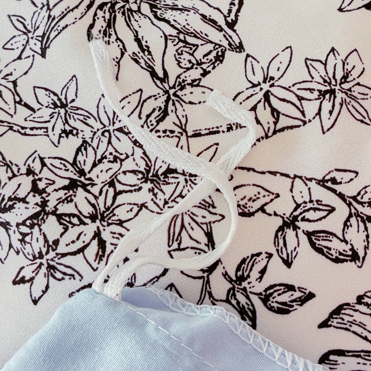 91家纺网 家纺一手货源 找家纺 大麦乐田 2025新款法式褶皱糯小棉直角床单四件套 安娜公主-浅兰