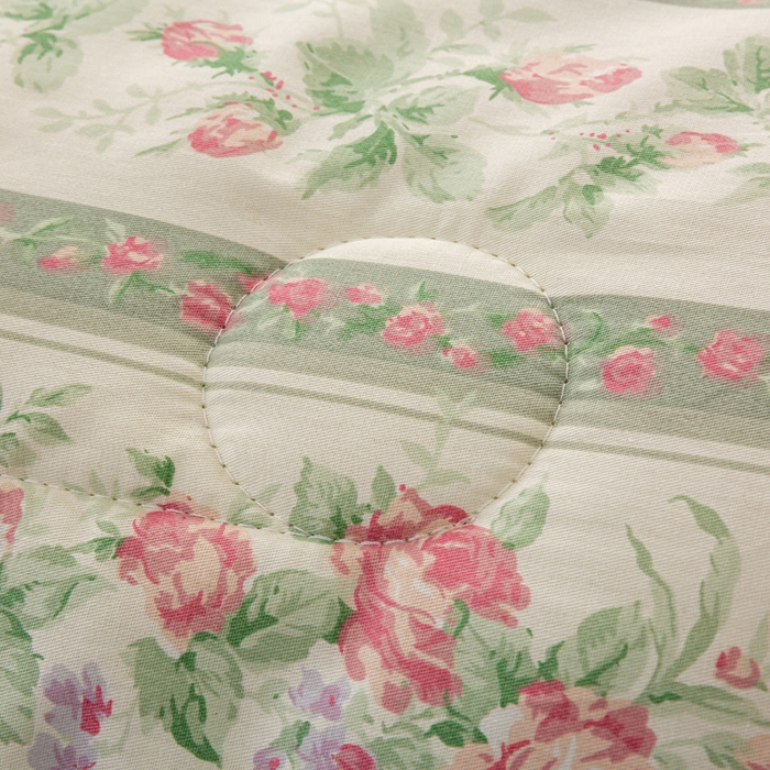 91家纺网 家纺一手货源 找家纺 锦鹭被业 2025新款AB版舒适全棉纯棉豆豆绒被被子被芯 蔷薇