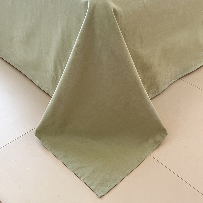 91家纺网 家纺一手货源 找家纺 吉象家纺 2025新款全棉纯棉加厚磨毛印花四件套 叶语