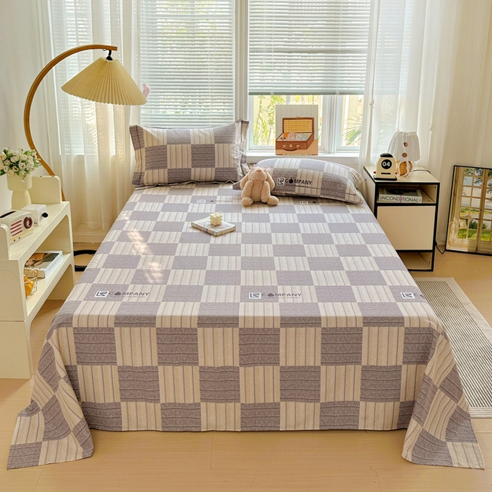 91家纺网 家纺一手货源 找家纺 （总）卡普二店 2024新款全棉磨毛加厚四件套系列-单床单