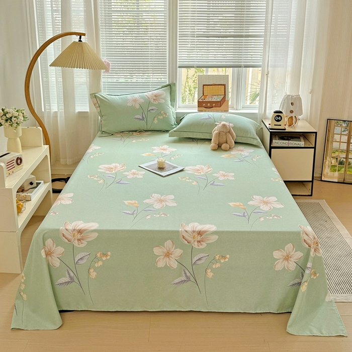 91家纺网 家纺一手货源 找家纺 （总）卡普二店 2024新款全棉磨毛加厚四件套系列-单床单