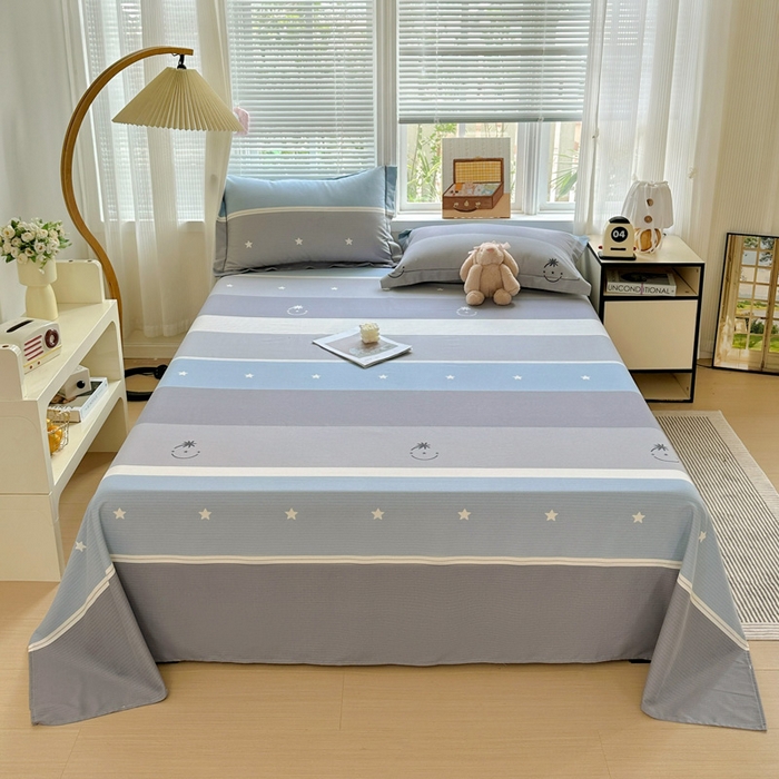 91家纺网 家纺一手货源 找家纺 （总）卡普二店 2024新款全棉磨毛加厚四件套系列-单床单