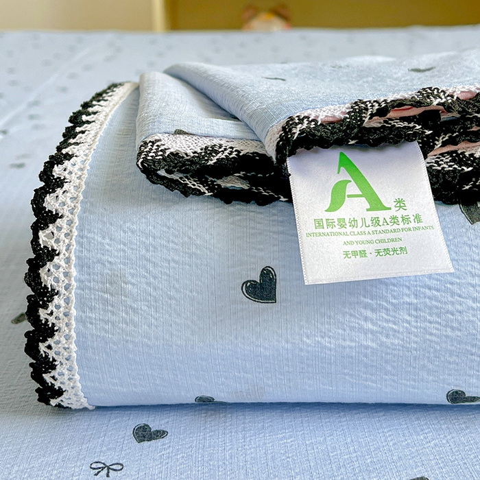 91家纺网 家纺一手货源 找家纺 （总）鑫利来家纺 2025新款云感云感皱皱纱镂空花边床单单床单单品床单单件床单