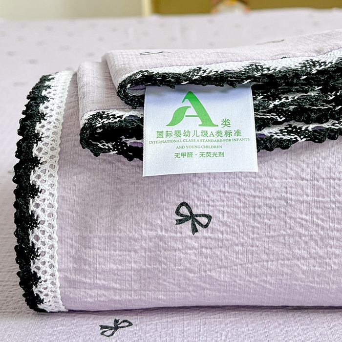 91家纺网 家纺一手货源 找家纺 （总）鑫利来家纺 2025新款云感云感皱皱纱镂空花边床单单床单单品床单单件床单