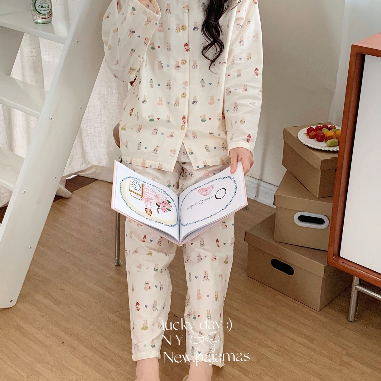 91家纺网 家纺一手货源 找家纺 纽约生活 2025新款有氧纱小翻领长长 （会员-5） 贝拉兔