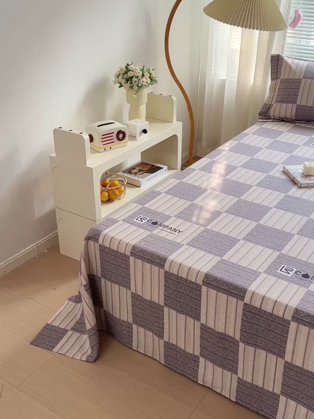 91家纺网 家纺一手货源 找家纺 卡普家居 2025新款全棉磨毛加厚四件套系列-单床单 埃德加