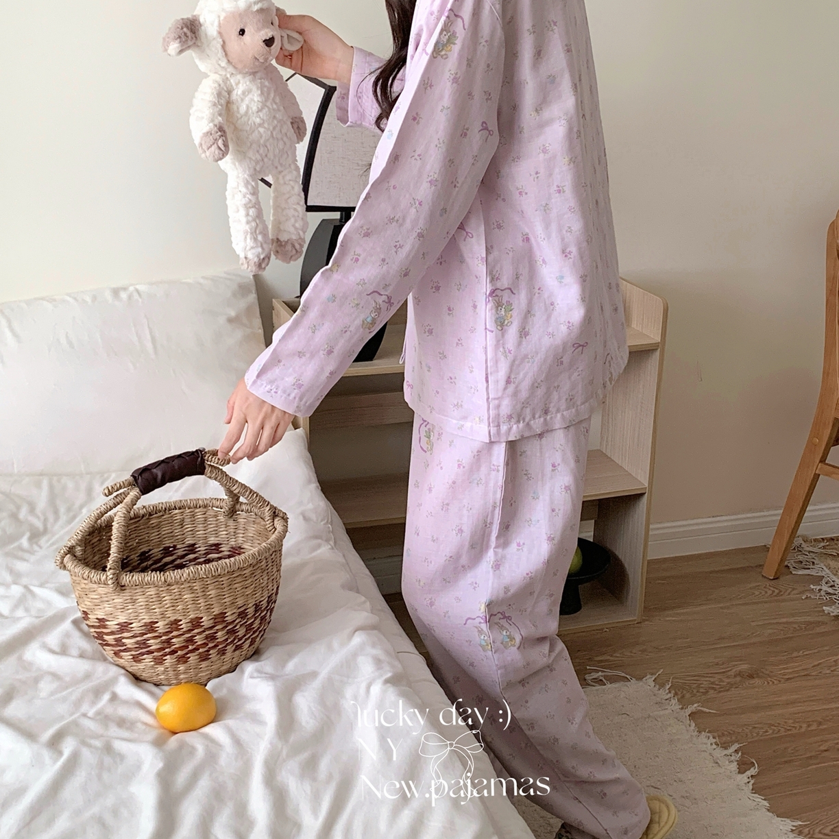 91家纺网 家纺一手货源 找家纺 纽约生活 2025新款有氧纱小翻领长长 （会员-5） 星黛露紫