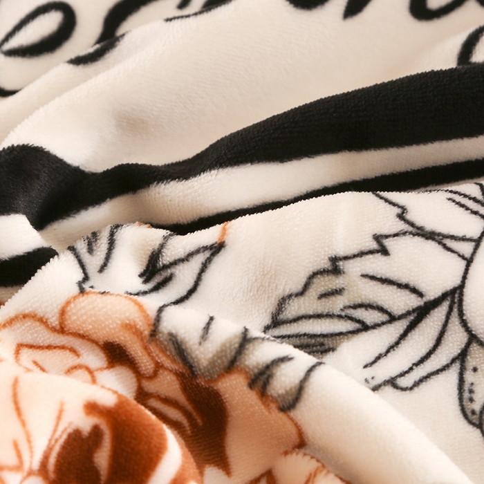 91家纺网 家纺一手货源 找家纺 橘姿 2025新款8-9斤床裙款牛奶绒四件套金貂绒法兰绒宝宝绒 蝶舞花香