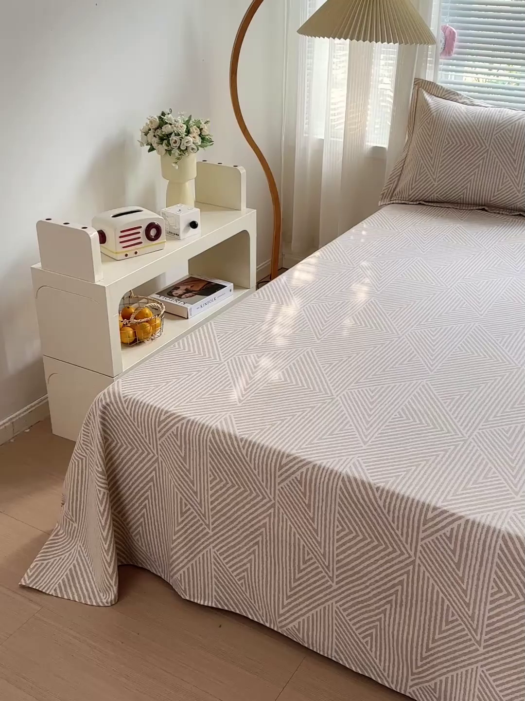 91家纺网 家纺一手货源 找家纺 卡普家居 2025新款全棉磨毛加厚四件套系列-单床单 卢卡斯