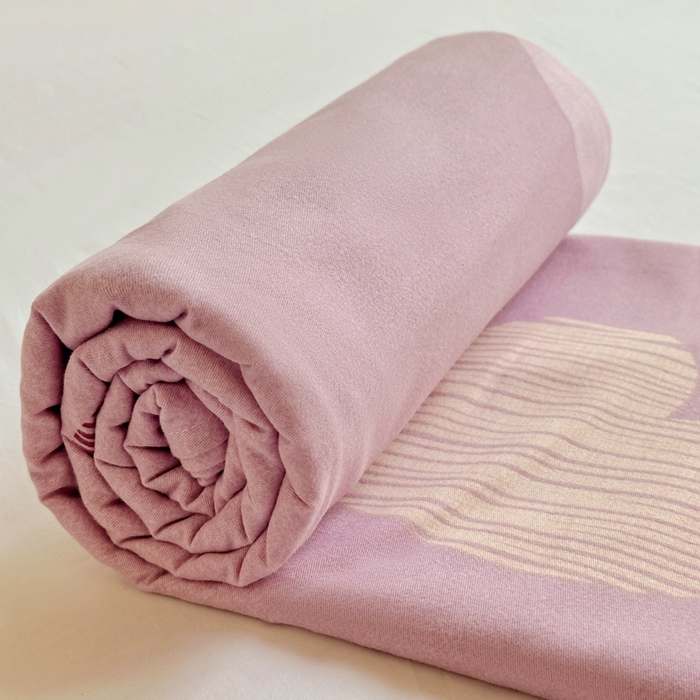 91家纺网 家纺一手货源 找家纺 卡普家居 2025新款全棉磨毛加厚四件套系列-单床单 怦然心动