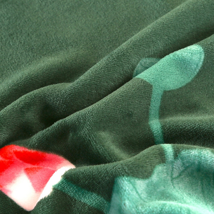 91家纺网 家纺一手货源 找家纺 橘姿 2025新款8-9斤床裙款牛奶绒四件套金貂绒法兰绒宝宝绒 荷塘月色